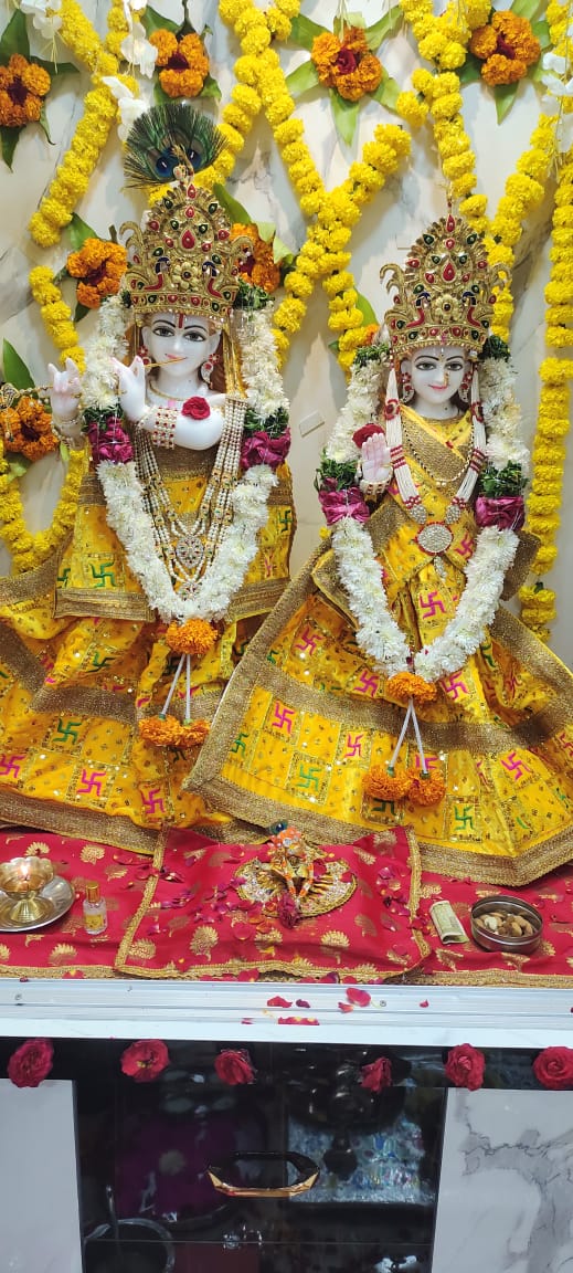 White Marble Krishna Statue